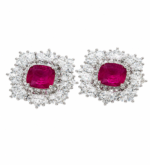 Ruby Bloom Earrings