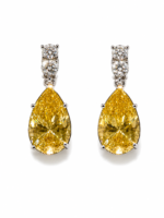 Yellow Drop Earrings